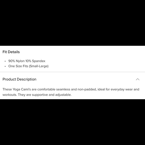 NWT Mustard Color Yoga Cami - Picture 3 of 3